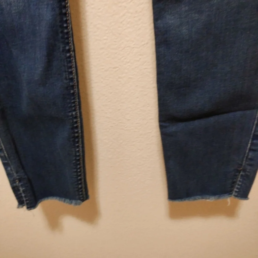 7 For All Mankind High Waist Ankle Skinny Denim Jeans 26